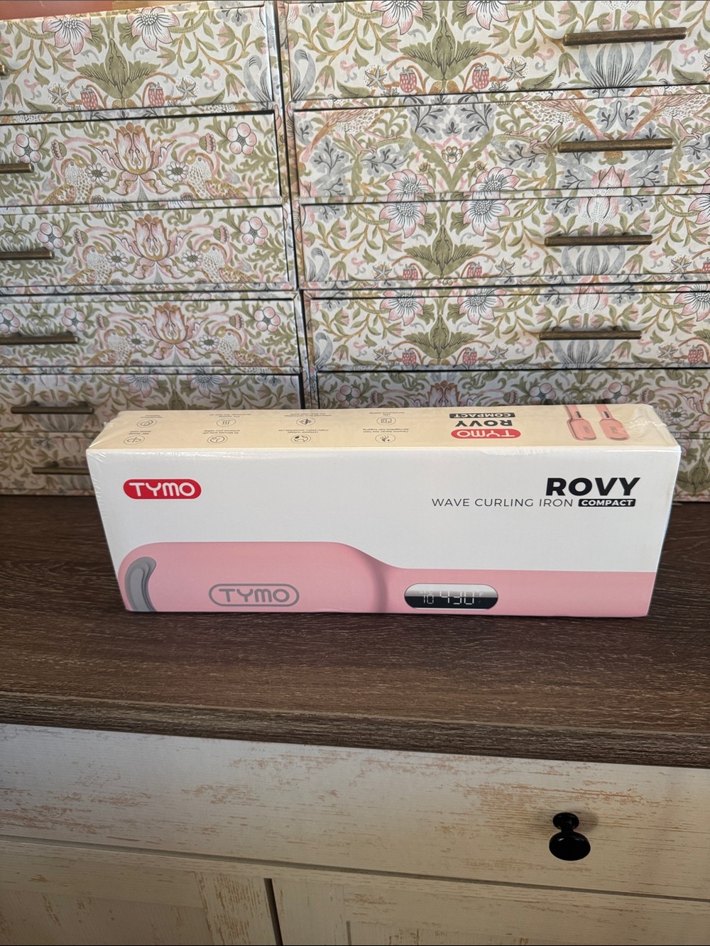 Rovy Compact Wave Curling Iron - Pink